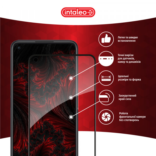 Фото - Защитное стекло для смартфона Intaleo Full Glue for Oppo A96 (1283126522178)
