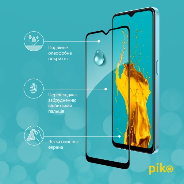 Фото - Защитное стекло для смартфона Piko Full Glue for Oppo A57 Black (1283126546273)