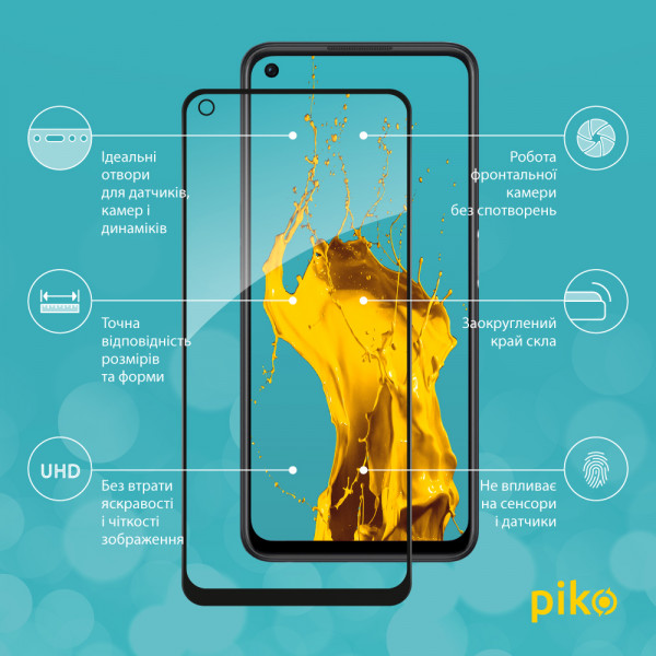 Фото - Захисне скло для смартфону Piko Full Glue for Oppo A96 (1283126522185)