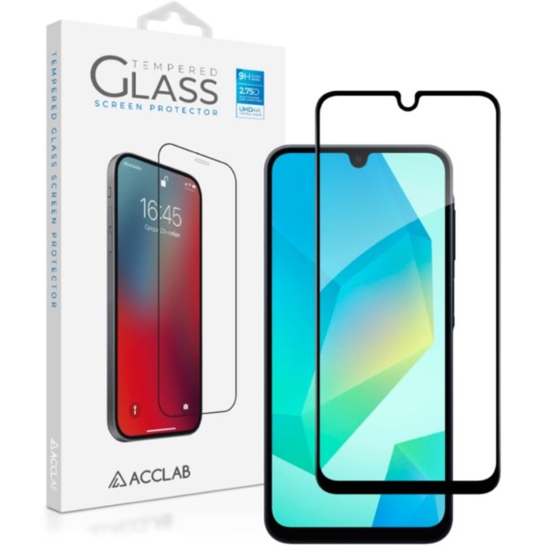 Фото - Захисне скло для смартфону ACCLAB Full Glue for Samsung Galaxy A16 SM-A165 Black (1283126598821)