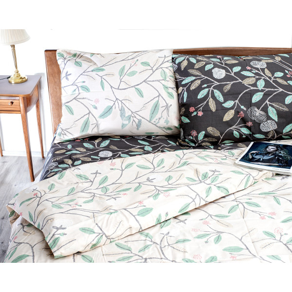 Фото - Комплект постільної білизни Zastelli 593-594 бязь 145х210 Бежевий (18893)