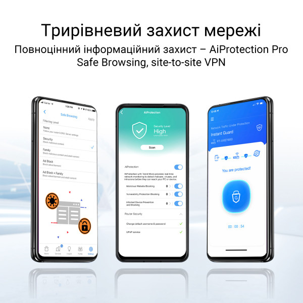 Фото - MESH система WiFi7 Asus ZenWiFi BT8 BE14000 (90IG0930-MO3B40)