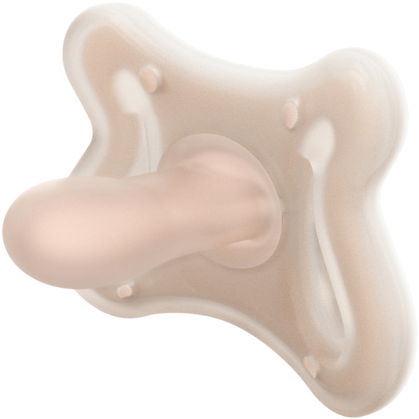 Фото - Анатомічна пустушка Suavinex ZERO.ZERO бежева (309169)