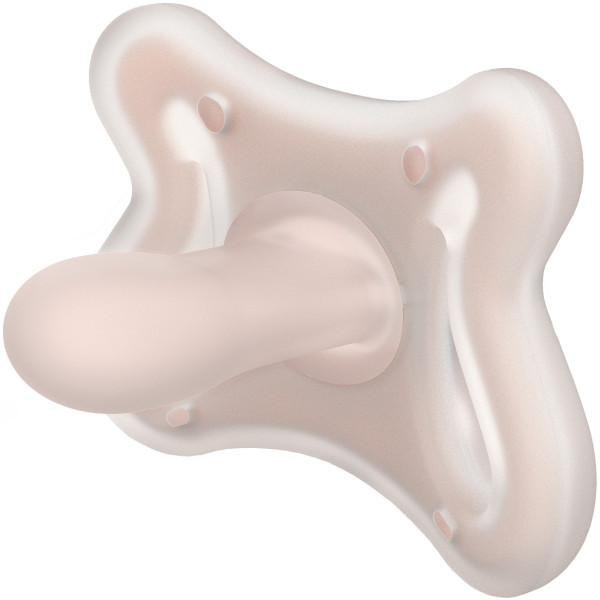 Фото - Анатомічна пустушка Suavinex ZERO.ZERO нюдова (309168)