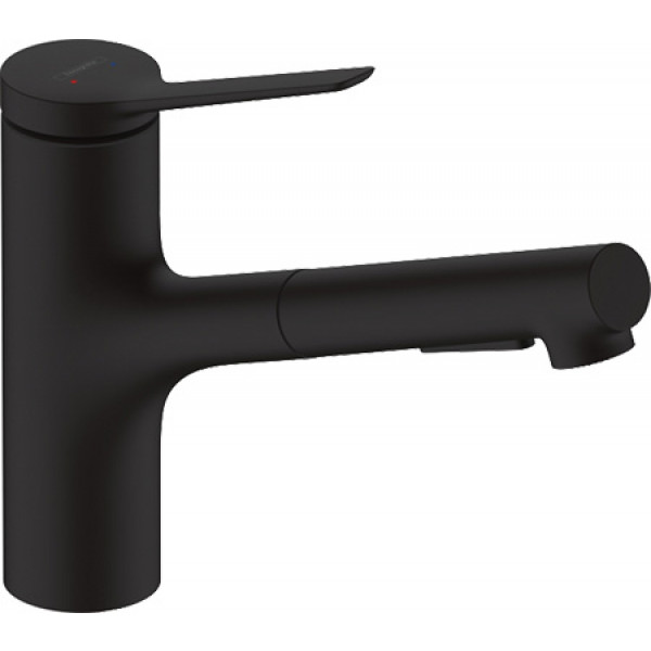 Фото - Кухонний змішувач Hansgrohe Zesis M33 Black (74800670)