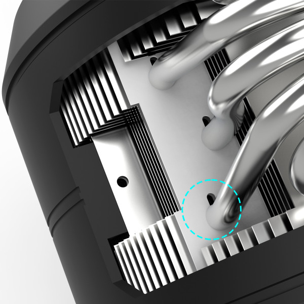 Фото - Процесорний кулер Zalman ZET5 Black