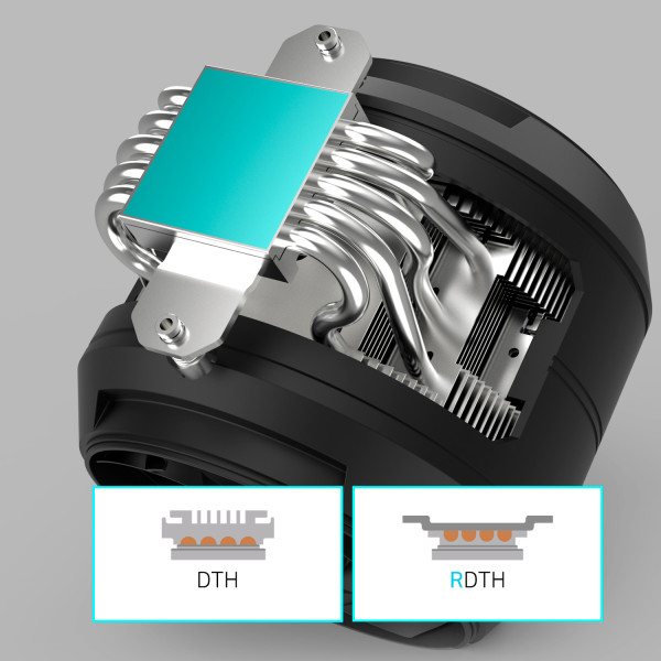 Фото - Процесорний кулер Zalman ZET5 Black