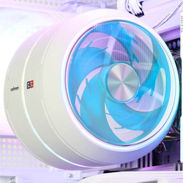 Фото - Процесорний кулер Zalman ZET5 White