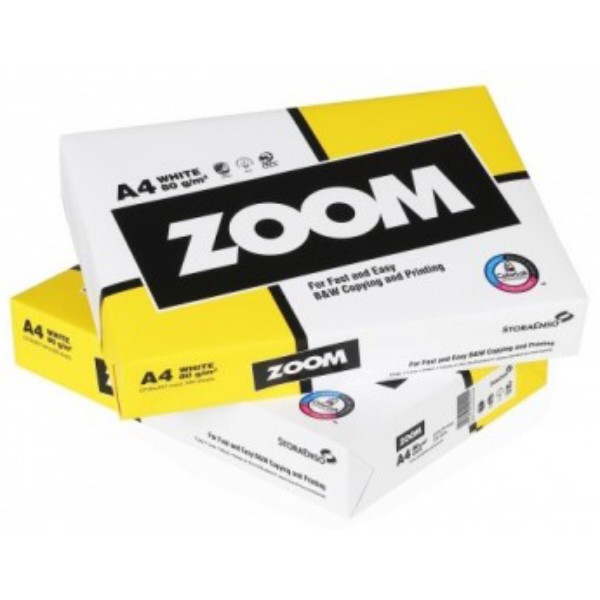 Фото - Бумага А4 Zoom 80 г/м2 класс С 500 листов Белая