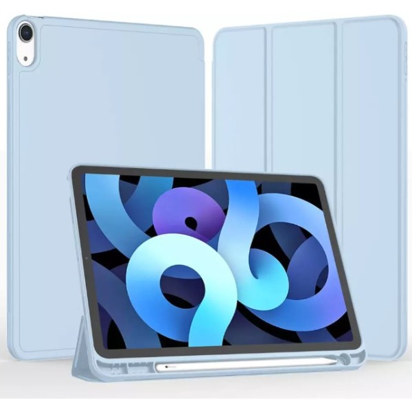 Фото - Чехол для планшета BeCover Tri Fold Soft TPU с креплением Apple Pencil for Apple iPad Air (4/5) 2020/2022 10.9'' Light Blue (711108)