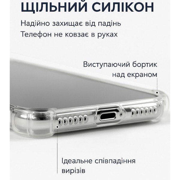 Фото - Чехол для смартфона BeCover Anti-Shock for Xiaomi Redmi 15С 4G/5G Clear (713812)