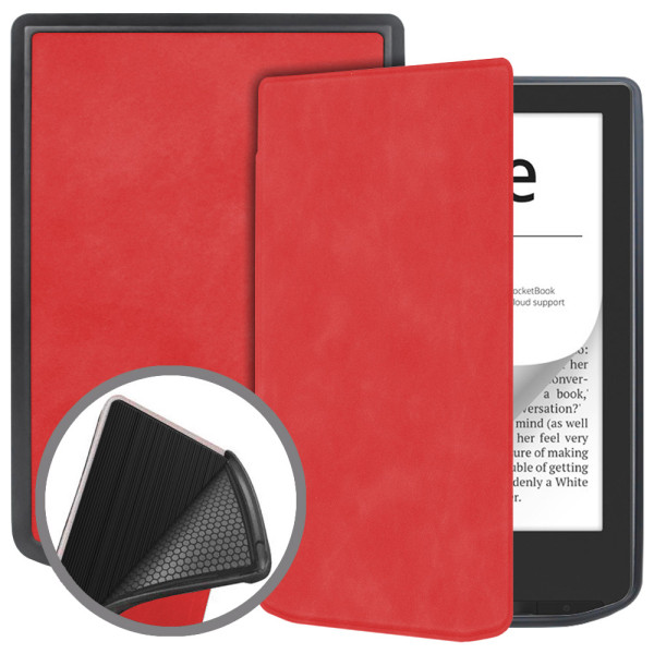Фото - Чохол для електронної книги BeCover Smart Case for PocketBook 629 Verse/634 Verse Pro 6" Red (710979)