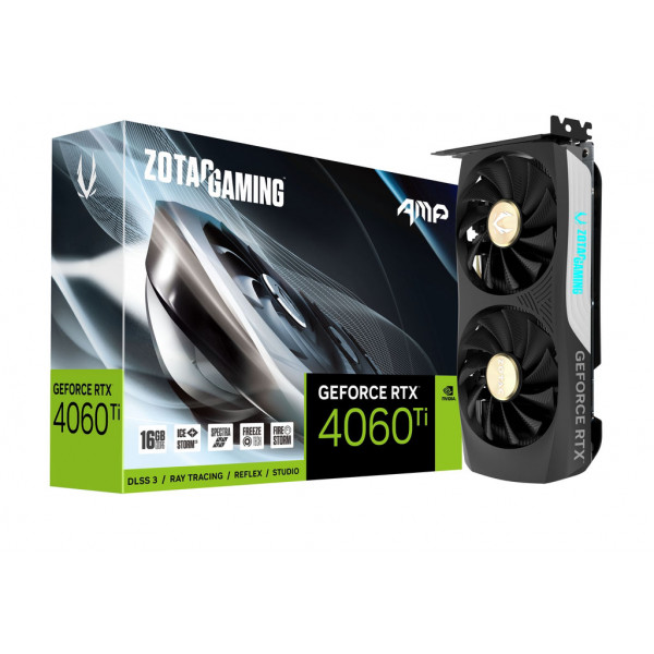 Видеокарта Zotac Gaming GeForce RTX 4060 Ti 16GB AMP GDDR6 Twin