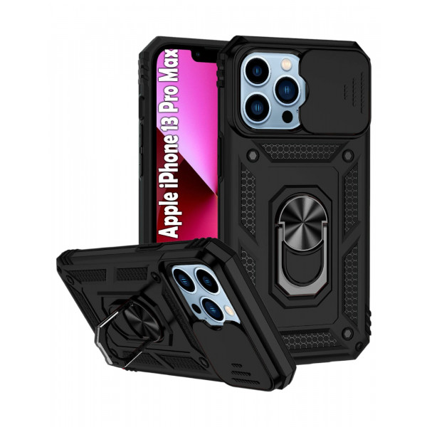 Фото - Чохол для смартфону
 BeCover Military for Apple iPhone 13 Pro Max Black (707105)