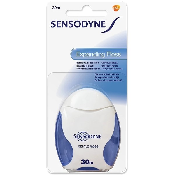 Фото - Зубная нить Sensodyne д/дел чищ зуб и десен 30 м (5000347084065)