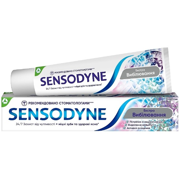 Фото - Зубна паста Sensodyne Екстра вибілювання 75 мл (5054563238504) Фото - Зубна паста Sensodyne Екстра вибілювання 75 мл (5054563238504)