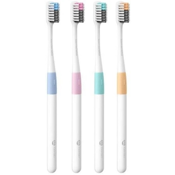 Фото - Зубная щетка Dr.Bei Bass Toothbrush 4+1NUN4006RT (6970763910080)