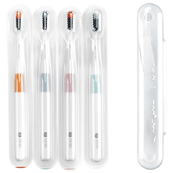 Фото - Зубная щетка Dr.Bei Bass Toothbrush 4+1NUN4006RT (6970763910080)