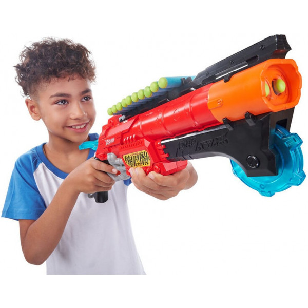 Фото - Бластер многозарядный ZURU набор X-Shot DINO Combo Pack (2 средних яйца, 4 маленьких яйца, 48 патронов) (4859)