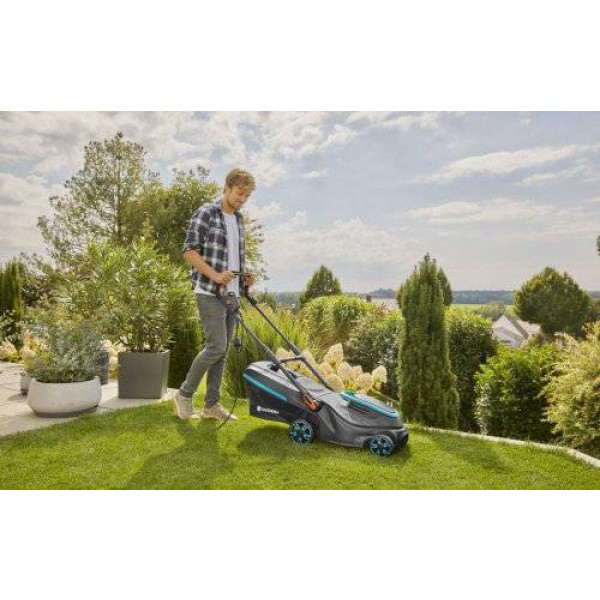 Фото - Газонокосарка електрична Gardena PowerMax 37/1800 G2 (14637-20.000.00)