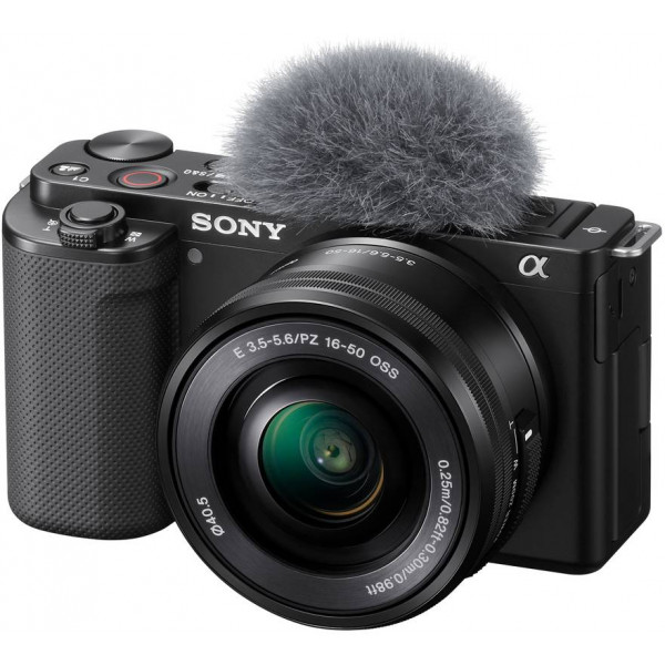 Фото - Фотокамера бездзеркальна Sony Alpha ZV-E10 kit 16-50mm Black (ZVE10LB.CEC)