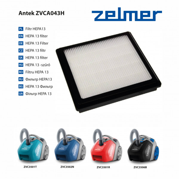 Фото - Фільтр для пилососа Zelmer HEPA13+ZVCA043H