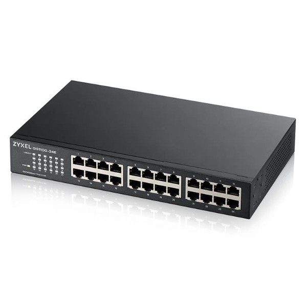 Фото - Коммутатор локальной сети (Switch) Zyxel GS1100-24E (GS1100-24E-EU0104F)