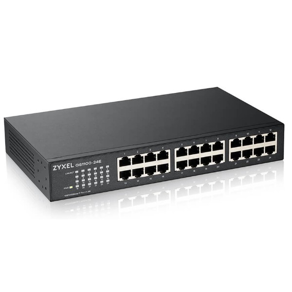 Фото - Коммутатор локальной сети (Switch) Zyxel GS1100-24E (GS1100-24E-EU0104F)