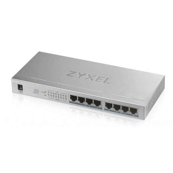 Фото - Коммутатор локальной сети (Switch) Zyxel GS1008HP-EU0101F