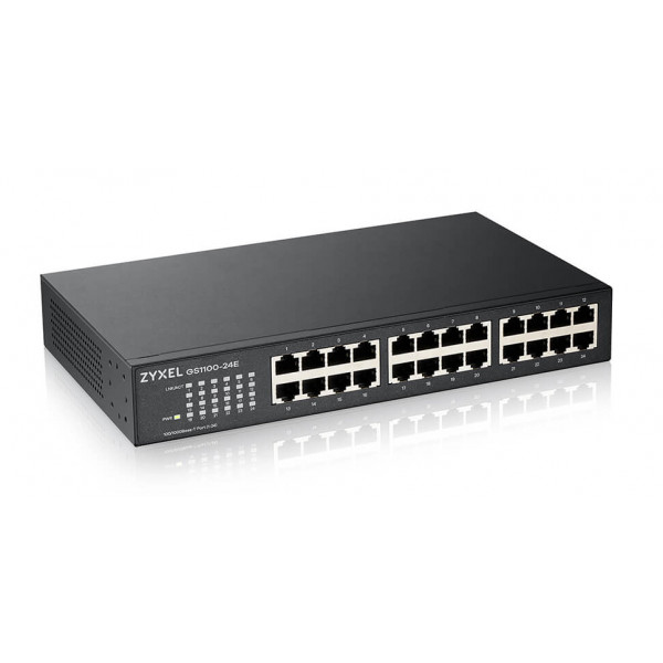 Фото - Коммутатор локальної мережі (Switch) Zyxel GS1100-24E (GS1100-24E-EU0103F)