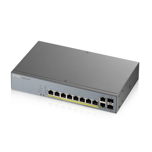 Фото - Коммутатор локальної мережі (Switch) Zyxel GS1350-12HP