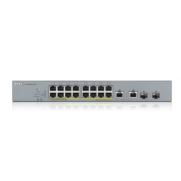 Фото - Коммутатор локальної мережі (Switch) Zyxel GS1350-18HP