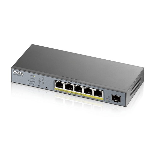 Фото - Коммутатор локальної мережі (Switch) Zyxel GS1350-6HP