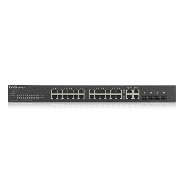 Фото - Коммутатор локальної мережі (Switch) Zyxel GS1920-24V2-EU0101F Фото - Коммутатор локальної мережі (Switch) Zyxel GS1920-24V2-EU0101F