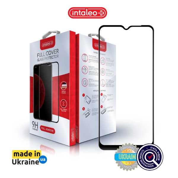 Фото - Захисне скло для смартфону Intaleo Full Glue for Oppo A17 5G Black (1283126573880)