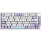 Білий з фіолетовим