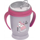 Сірий з рожевим