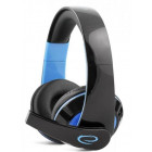 Чорний з блакитним