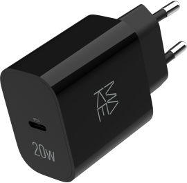 Мережевий зарядний пристрій MAKE 20W PD Black (MCW-2011BK)