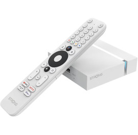 Стаціонарний медіаплеєр Strong GOOGLE TV BOX 4K LEAP-S3+V2