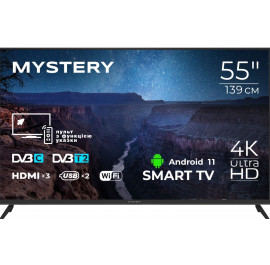 Телевізор Mystery MTV-5560UDT2 Black