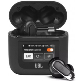 Навушники вкладиші бездротові TWS JBL Tour Pro 2 Black (JBLTOURPRO2BLK)