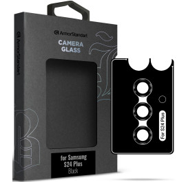 Захисне скло для смартфону Armorstandart для камери Supreme Black Icon for Samsung S24 Plus Black (ARM76611)