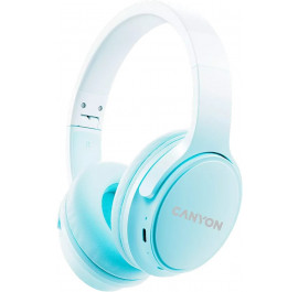 Навушники накладні бездротові Canyon OnRiff 4 Bluetooth Blue (CNS-CBTHS4BL)