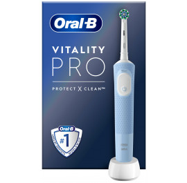 Зубна щітка електрична Oral-B Braun Vitality Pro D103.413.3 Protect X Clean блакитна