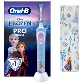 Зубна щітка електрична Oral-B Braun Pro Kids D103.413.2KX Frozen «Крижане серце» + Футляр