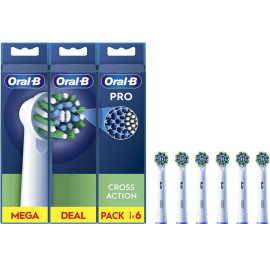 Насадка для зубної щітки Oral-B Braun Cross Action EB50RX 6 шт