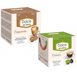Кава в капсулах Dolce Aroma в наборі (2 пак/коробці) сумісні з Dolce Gusto