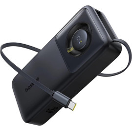 Батарея мобільна Baseus Free 2 Pull with Retractable Cable 20000mAh 65W PD QC Cosmic Black (P10073700123-00)