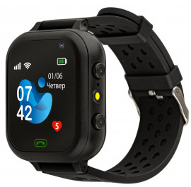 Дитячий годинник AmiGo GO009 Camera+LED WIFI Black